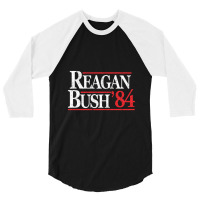 Reagan Bush 3/4 Sleeve Shirt | Artistshot