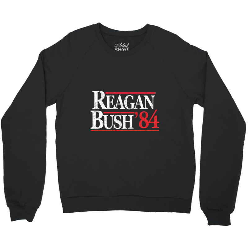 Reagan Bush Crewneck Sweatshirt by Leiladaress | Artistshot