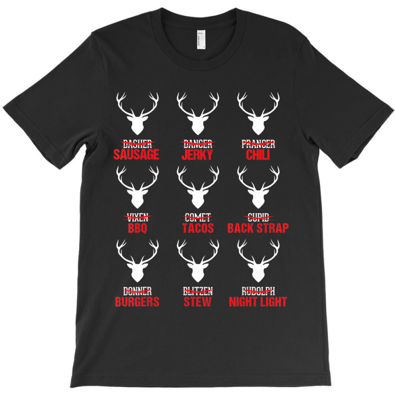 Christmas Reindeer Hunter Deer Meat Hunting T-shirt | Artistshot