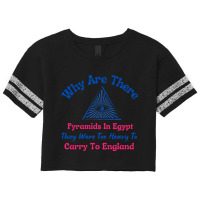 Why Are There Pyramids In Egypt Sticker Scorecard Crop Tee | Artistshot