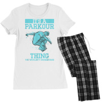 Parkour Free Running Training Traceur Freerunner Jumping T Shirt Women's Pajamas Set | Artistshot