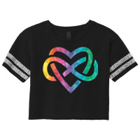 Low Poly Polyamory Rainbow Infinite Heart Lgbtqia Pride Tank Top Scorecard Crop Tee | Artistshot