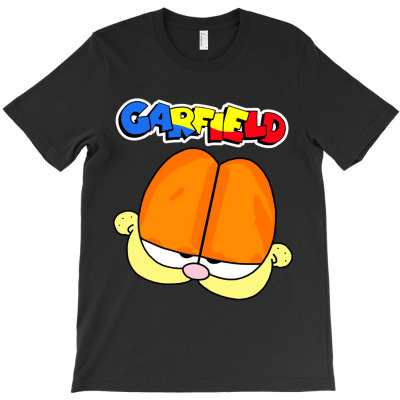 Mood Garfield Head T-shirt Designed By Armand R Morgan