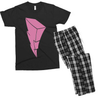 Pink Ranger Lightning Symbol Men's T-shirt Pajama Set | Artistshot