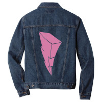 Pink Ranger Lightning Symbol Men Denim Jacket | Artistshot