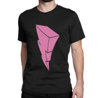 Pink Ranger Lightning Symbol Classic T-shirt | Artistshot