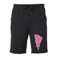 Pink Ranger Lightning Symbol Fleece Short | Artistshot