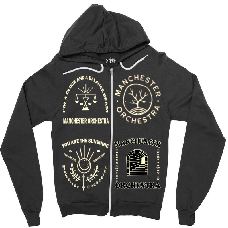 Manchester Orchestra  (4) Zipper Hoodie | Artistshot