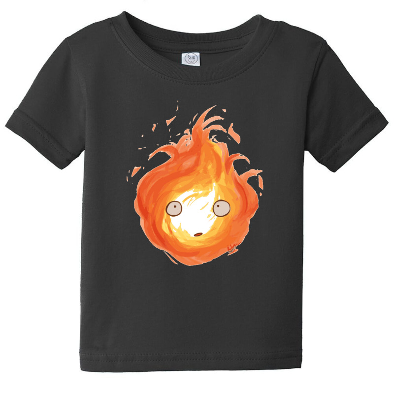 Calcifer Baby Tee by cm-arts | Artistshot