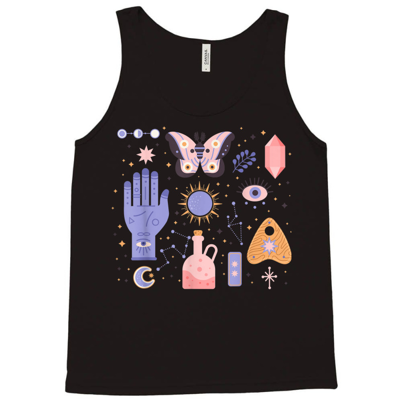 Easy Halloween Costume Celestial All Seeing Eye Palmistry Tank Top by Fashzilla | Artistshot