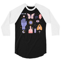 Easy Halloween Costume Celestial All Seeing Eye Palmistry 3/4 Sleeve Shirt | Artistshot