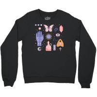 Easy Halloween Costume Celestial All Seeing Eye Palmistry Crewneck Sweatshirt | Artistshot