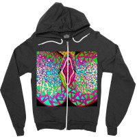 Psychedelic Pussy, Psychedelic Pussy Art, Psychedelic Pussy Vintage, P Zipper Hoodie | Artistshot