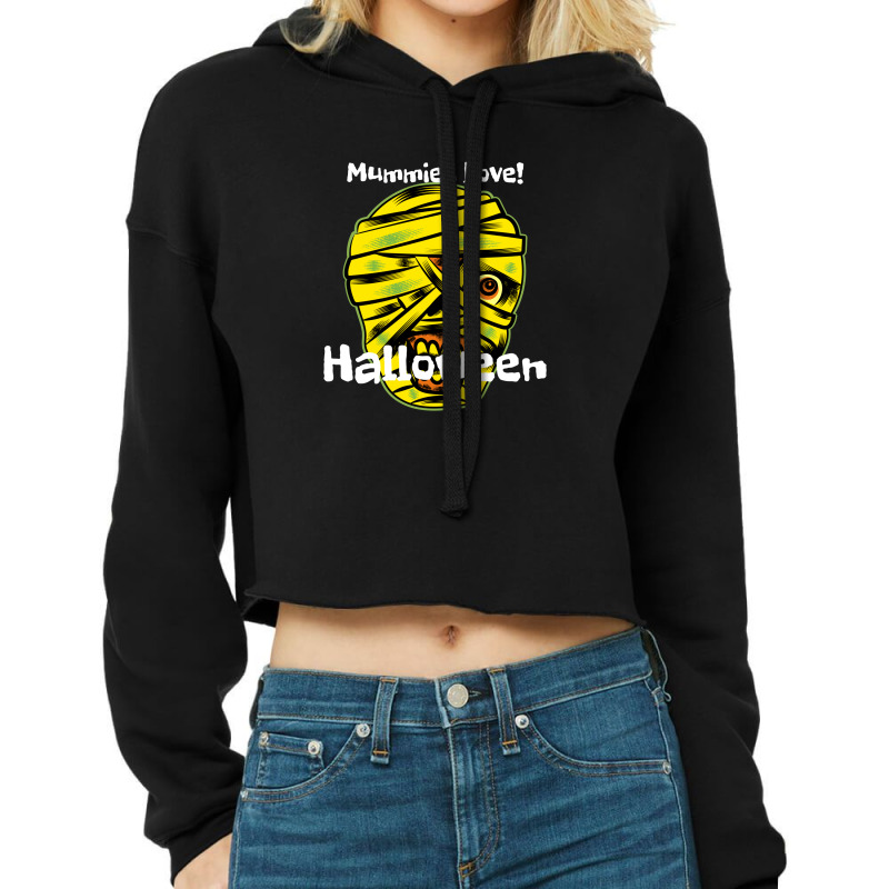 Halloween Tees Cropped Hoodie by mythson | Artistshot