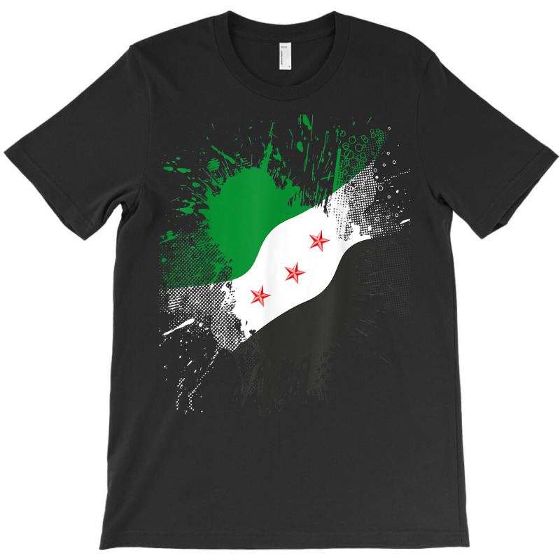 Syria Revolution Green Syrian Flag Free Syria T Shirt T-shirt | Artistshot