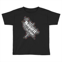 Mapa De Nayarit Mexico Y Municipios Flores Mexicanas T Shirt Toddler T-shirt | Artistshot