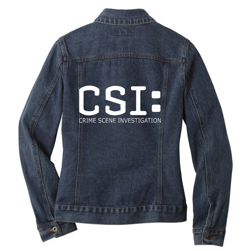 Csi Investigation Ladies Denim Jacket by cm-arts | Artistshot