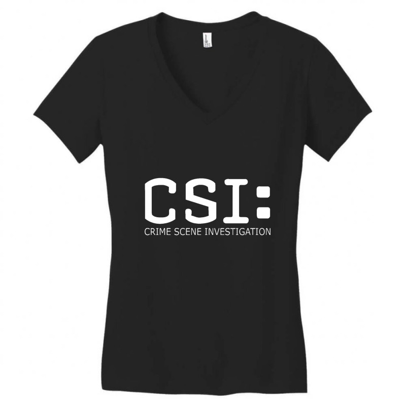 Csi Investigation Women's V-Neck T-Shirt by cm-arts | Artistshot