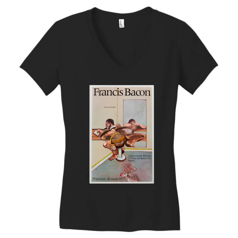 Francis Bacon Women's V-Neck T-Shirt by cm-arts | Artistshot