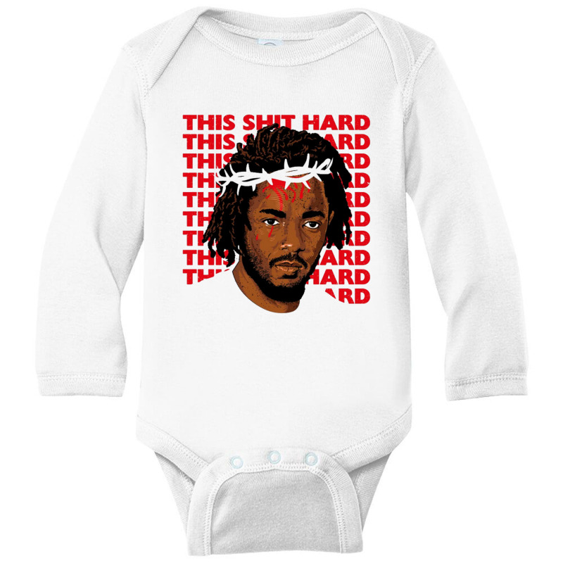 Mr Morale Long Sleeve Baby Bodysuit by cm-arts | Artistshot