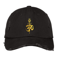 Om Lord Shiva Divine Spear Trident Trishul T Shirt Vintage Cap | Artistshot