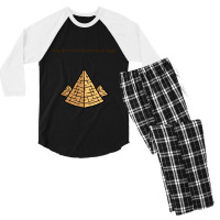 Why Are There Pyramids In Egypt Men's 3/4 Sleeve Pajama Set | Artistshot