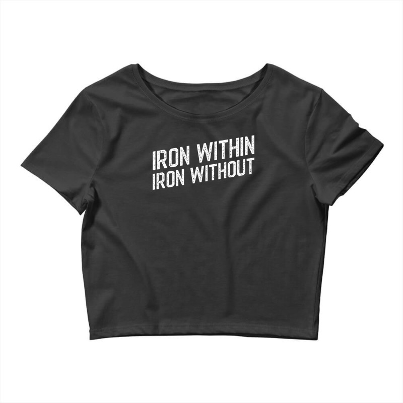 Iron Within Iron Without Tabletop Wargaming Crop Top by cm-arts | Artistshot