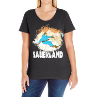 Sauerland Winter Sports Design Skier Snowboard T Shirt Ladies Curvy T-shirt | Artistshot