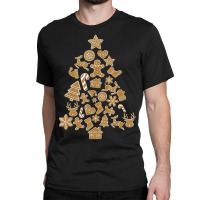 Gingerbread Man Christmas Tree Made Of Gingerbread Decor Classic T-shirt | Artistshot