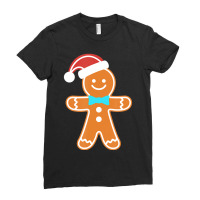 Gingerbread Man Christmas Ladies Fitted T-shirt | Artistshot