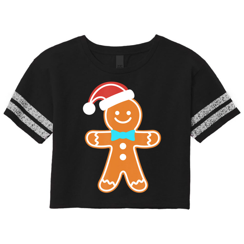 Gingerbread Man Christmas Scorecard Crop Tee by cm-arts | Artistshot