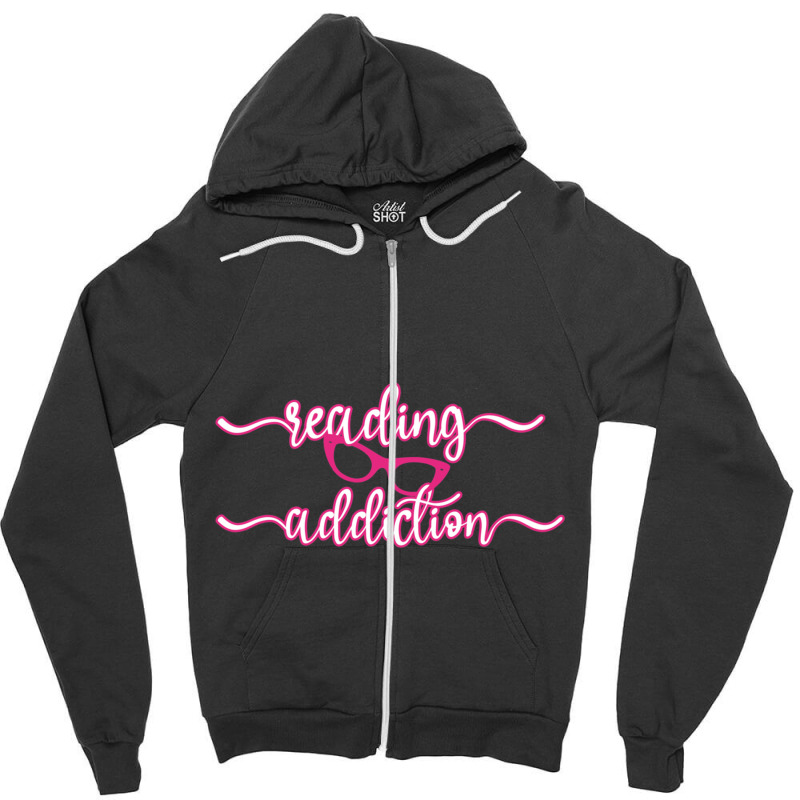 Reading Is Life Zipper Hoodie by cm-arts | Artistshot