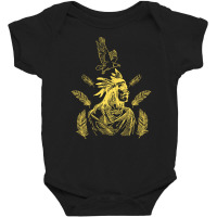 Native American And Eagle, Native American And Eagle Art, Native Ameri Baby Bodysuit | Artistshot