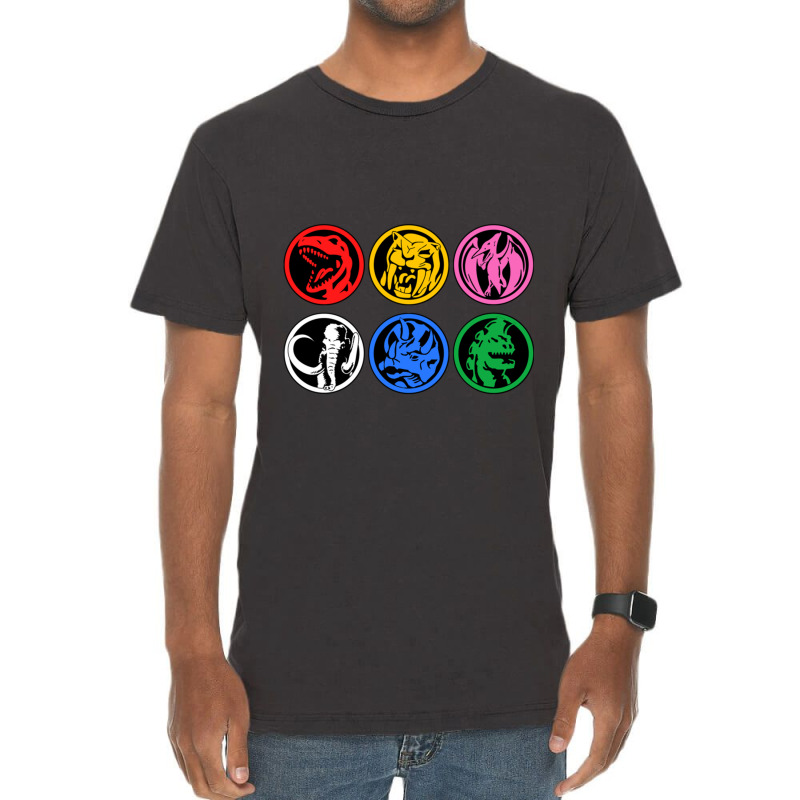 Six Power Coins Vintage T-Shirt by cm-arts | Artistshot