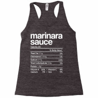 Marinara Sauce Nutrition Fact Funny Thanksgiving Christmas Racerback Tank | Artistshot