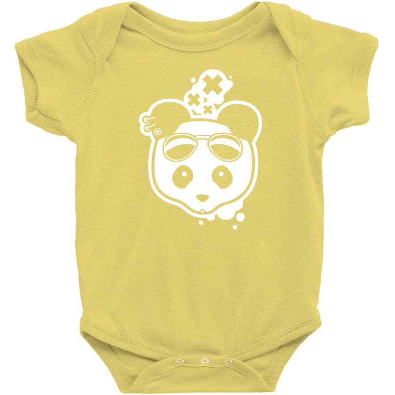 Super Hippies Panda Baby Bodysuit by Specstore | Artistshot