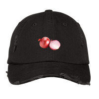 Red Onion Vintage Cap | Artistshot