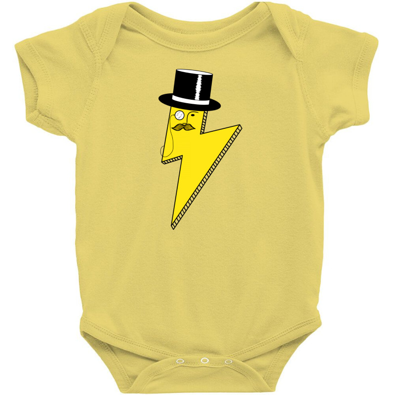 Gentleman Lightning Bolt Baby Bodysuit by Chilistore | Artistshot