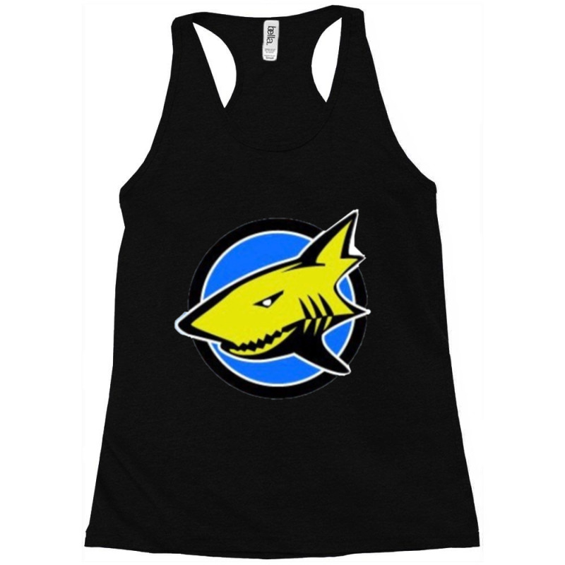 Surfing Shark Racerback Tank by cm-arts | Artistshot