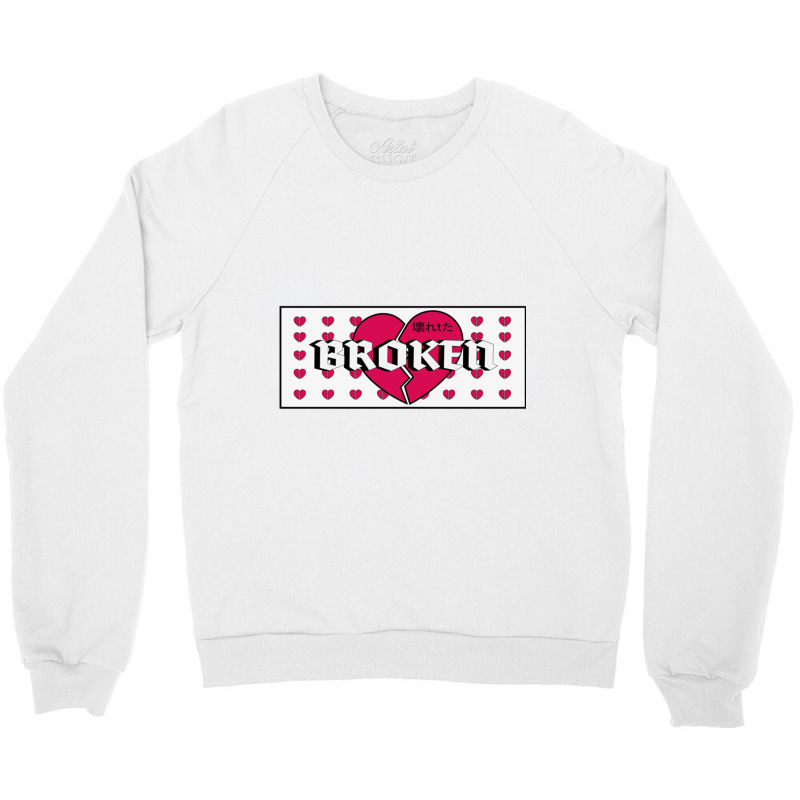 Broken Heart Slap Japan Crewneck Sweatshirt | Artistshot