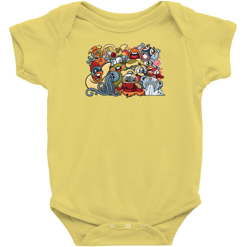 Animal Space Heroes Baby Bodysuit by Specstore | Artistshot