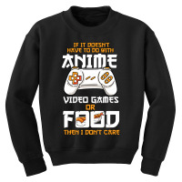 Anime Video Games Food Sushi Gaming Merch Otaku Anime Youth Sweatshirt | Artistshot