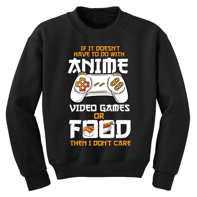 Anime Video Games Food Sushi Gaming Merch Otaku Anime Youth Sweatshirt by cm-arts | Artistshot