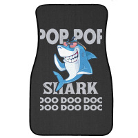 Pop Pop Shark   Pop Pop    Pop Pop Gif   Fahers Day    Pop Pop Birhday Front Car Mat | Artistshot