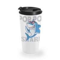 Pop Pop Shark   Pop Pop    Pop Pop Gif   Fahers Day    Pop Pop Birhday Travel Mug | Artistshot