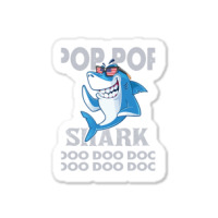 Pop Pop Shark   Pop Pop    Pop Pop Gif   Fahers Day    Pop Pop Birhday Sticker | Artistshot