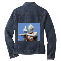 Ultraman Ladies Denim Jacket | Artistshot