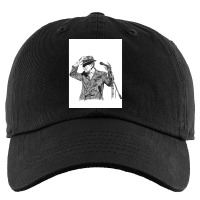 Leonard Cohen Original Hand Drawn Ink Print Kids Cap | Artistshot