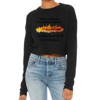 Why Are There Pyramids In Egypt They Were Too Heavy To Carry To Englan Cropped Sweater | Artistshot