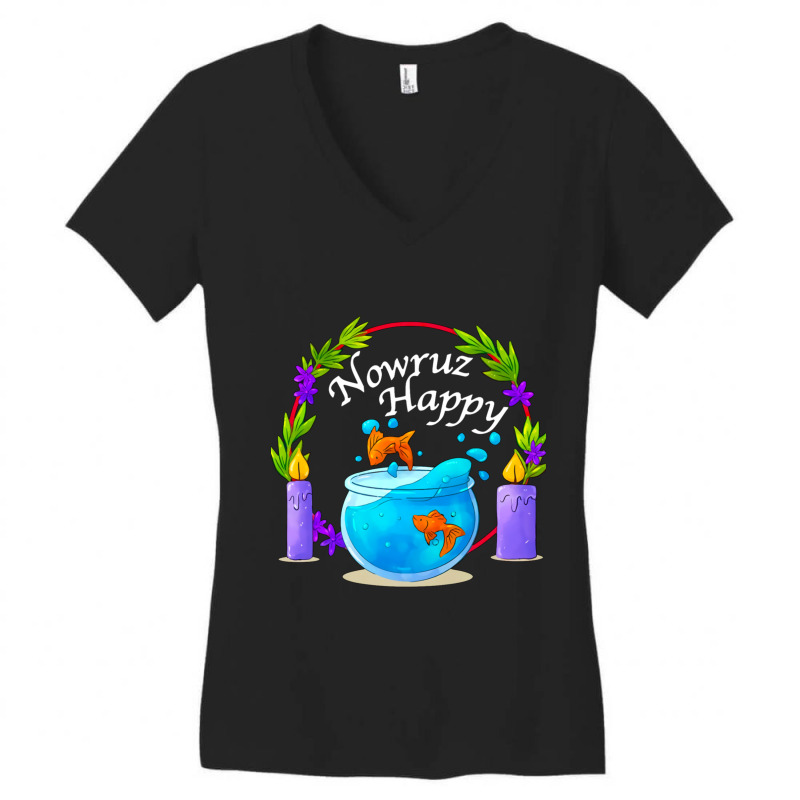 Fish Fligen Peace Women's V-Neck T-Shirt by cm-arts | Artistshot